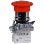 KEAZ Кнопка КМЕ5611мФС-красный-1но+1нз-гриб-IP65-КЭАЗ