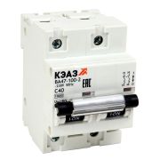 KEAZ Выключатель автоматический модульный ВА47-100-2D100-УХЛ3 (10кА)-КЭАЗ