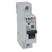 KEAZ Выключатель автоматический модульный ВА47-29-1B20-УХЛ3 (4,5кА)-КЭАЗ