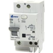 Выключатель дифференциального тока АВДТ-063, 1P+N, 32А, Idn-30mA, тип А