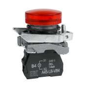 KEAZ Сигнальная лампа OptiSignal D22 C4-L-B4 красная металл 24VAC/DC XB4BVB4